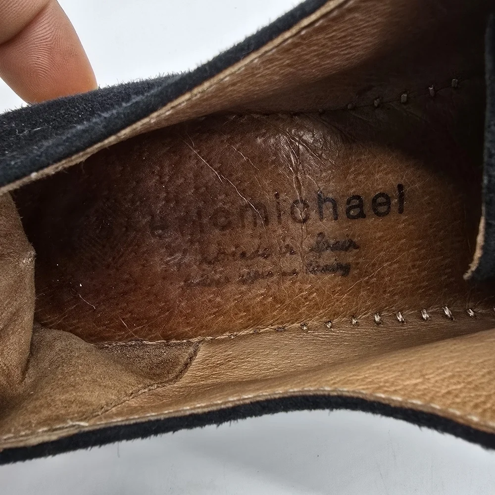 Eric Michael Shoe Women's 6.5 Size 37 Serena Platform Espadrilles Black